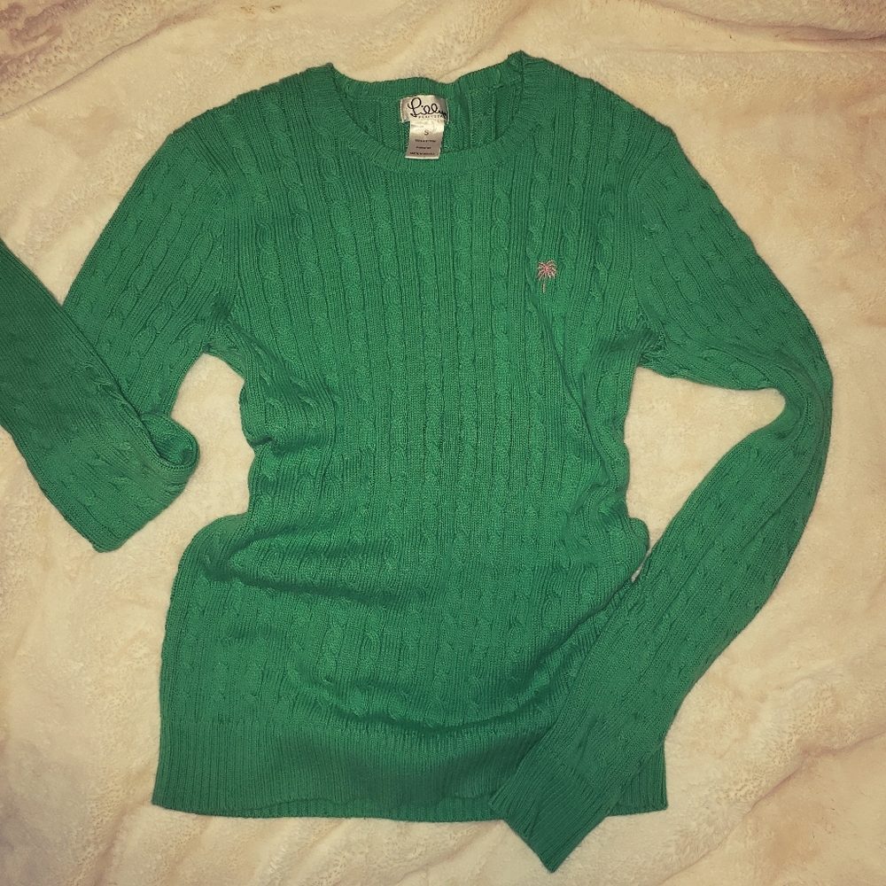 Lili Pulizter Cable knit Sweater